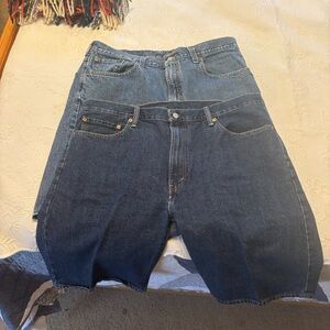 Levi's Dark Blue Jean Shorts